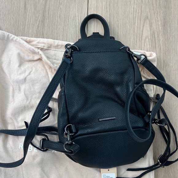 Rebecca Minkoff Mini Julian Leather Convertible Backpack - Picture 5 of 9